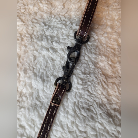 MYRA BAG IN COTTON AND LEATHER MADE IN INDIA COUNTRY WESTERN COWGIRL VIBE - Picture 10 of 13